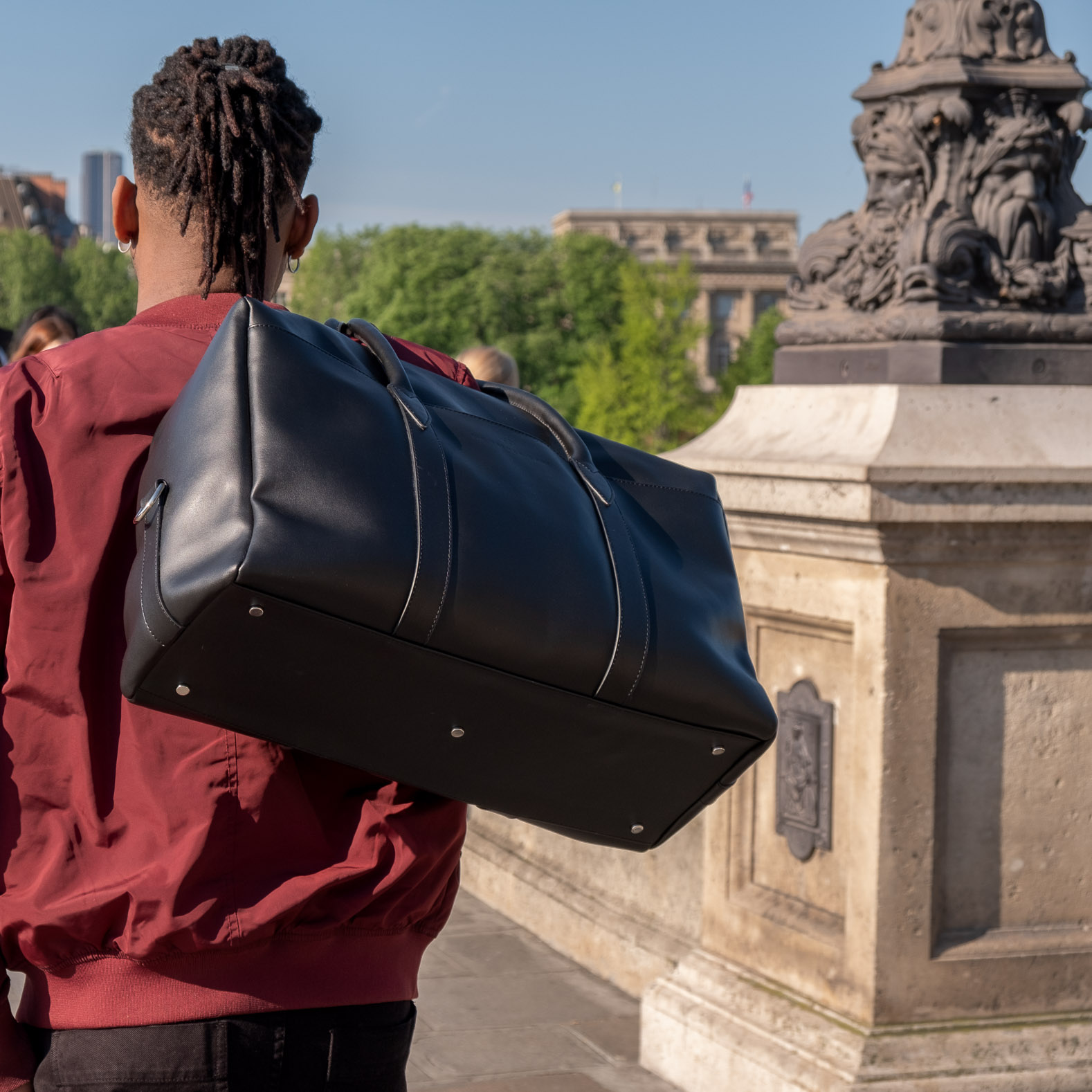 Sac week-end en cuir vegan